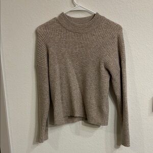 Women's Tan Wool Blend Club Monaco Sweater
